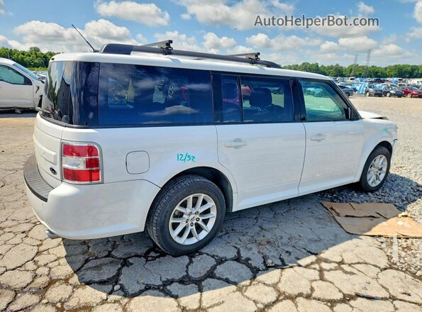 2FMGK5B86KBA23644 2019 FORD FLEX Белый Задняя правая четверть