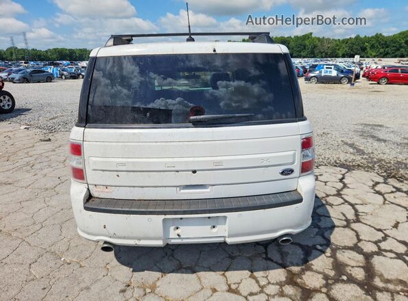 2FMGK5B86KBA23644 2019 FORD FLEX Белый Вид сзади