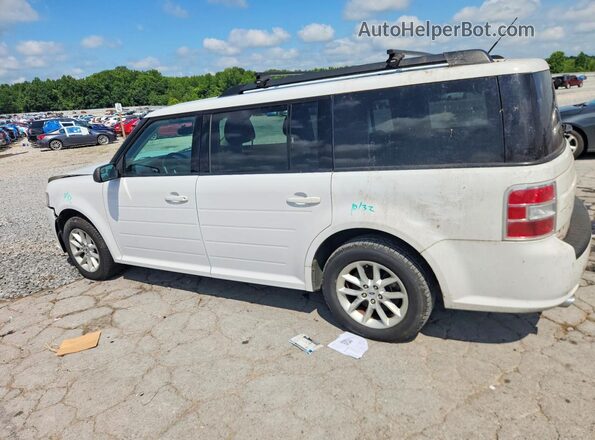 2FMGK5B86KBA23644 2019 FORD FLEX Белый Задняя левая четверть