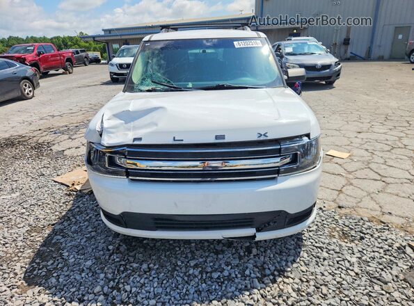 2FMGK5B86KBA23644 2019 FORD FLEX Белый Вид спереди