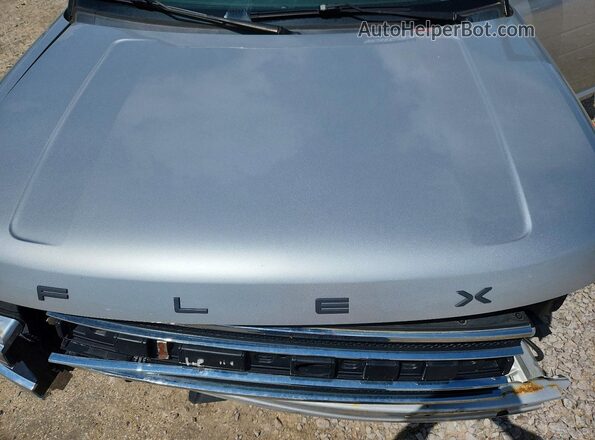 2FMGK5B88HBA02643 2017 FORD FLEX Silver Սալոնի հետևի տեսք