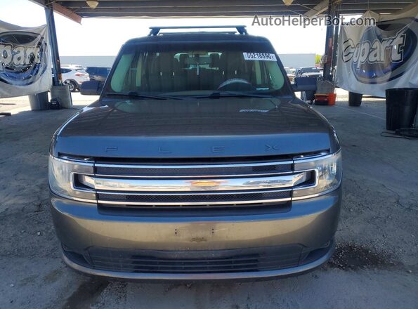 2FMGK5B89GBA04528 2016 FORD FLEX Gray Widok z przodu
