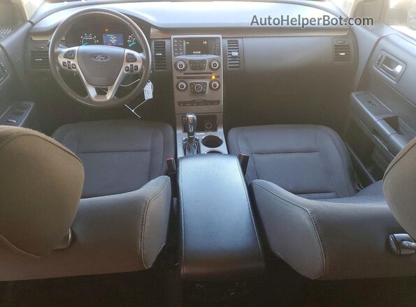 2FMGK5B89GBA04528 2016 FORD FLEX Gray Widok deski rozdzielczej