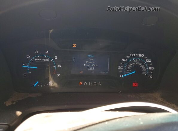 2FMGK5B89GBA16842 2016 FORD FLEX Silver Սարքավորումների վահանակի տեսք