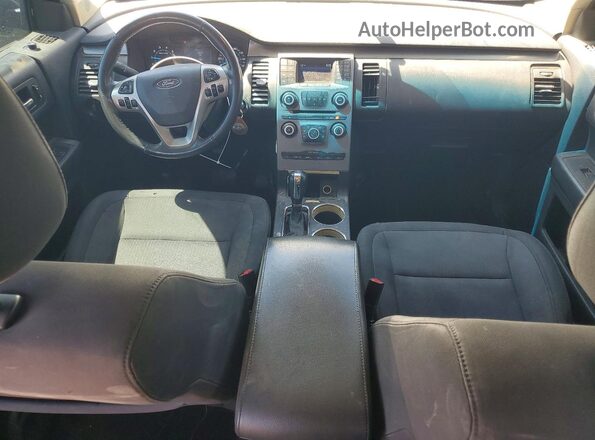 2FMGK5B89GBA16842 2016 FORD FLEX Silver Առջևի վահանակի տեսք