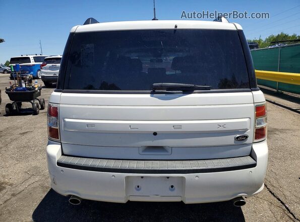 2FMGK5B89JBA14628 2018 FORD FLEX White Rear view