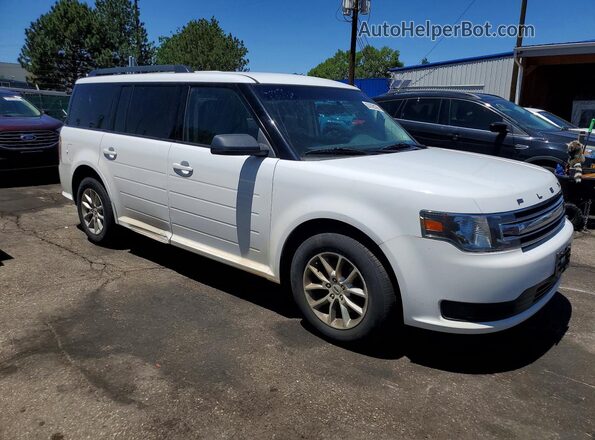 2FMGK5B89JBA14628 2018 FORD FLEX White Front right