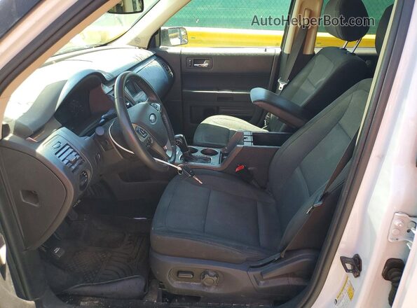 2FMGK5B89JBA14628 2018 FORD FLEX White Front interior view