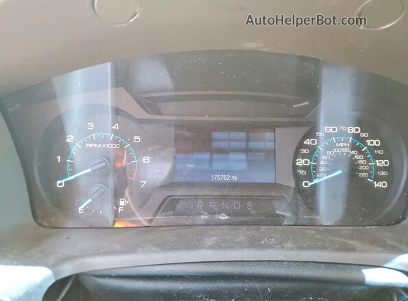 2FMGK5B89JBA14628 2018 FORD FLEX White Instrument cluster view