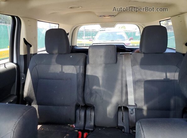 2FMGK5B89JBA14628 2018 FORD FLEX White Rear seats view