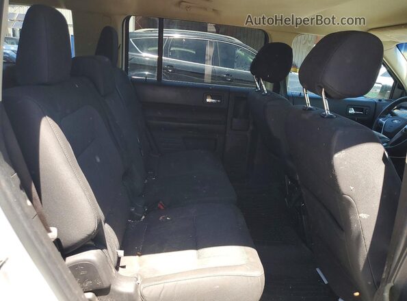 2FMGK5B89JBA14628 2018 FORD FLEX White Rear interior view