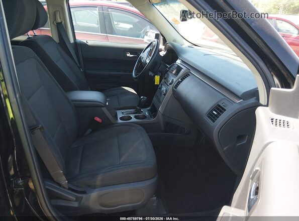 2FMGK5B89KBA37683 2019 FORD FLEX Black Front interior view