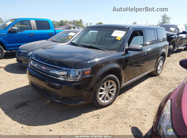2FMGK5B89KBA37683 2019 FORD FLEX Black Front left
