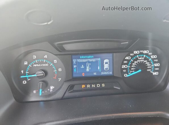 2FMGK5B8XGBA23055 2016 FORD FLEX Black Vista del cuadro de instrumentos