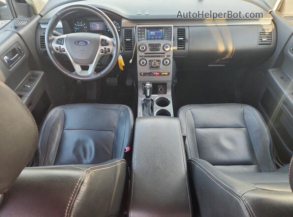 2FMGK5B8XGBA23055 2016 FORD FLEX Black Vista del salpicadero