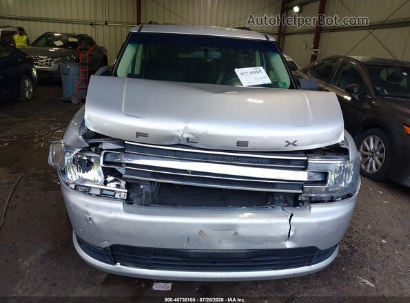 2FMGK5B8XHBA07682 2017 FORD FLEX Silver Вид щитка приладів