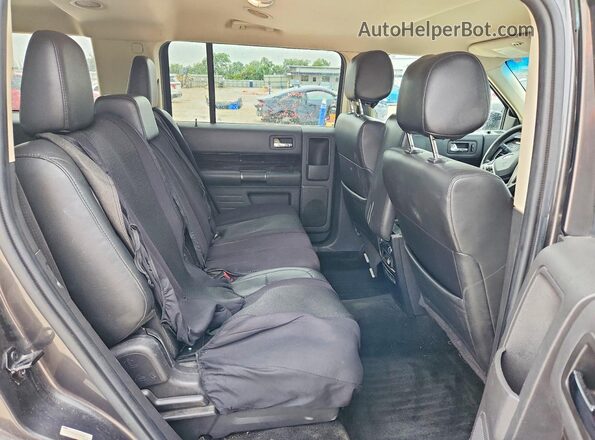 2FMGK5C81GBA17157 2016 FORD FLEX Gray უკანა სალონის ხედი