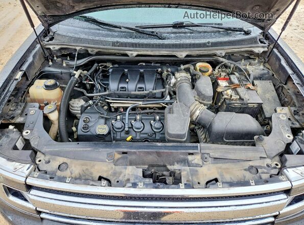 2FMGK5C81GBA17157 2016 FORD FLEX Gray ძრავის განყოფილების ხედი