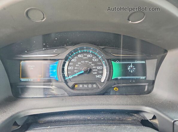 2FMGK5C81GBA17157 2016 FORD FLEX Gray ხელსაწყოთა პანელის ხედი