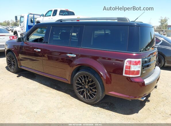 2FMGK5C81JBA19742 2018 FORD FLEX Burgundy Հետևի ձախ