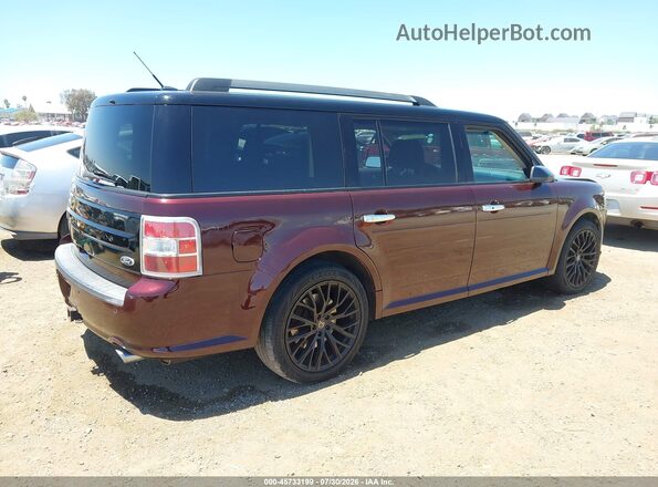 2FMGK5C81JBA19742 2018 FORD FLEX Burgundy Հետևի աջ