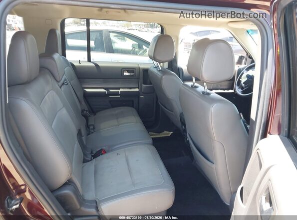 2FMGK5C81JBA19742 2018 FORD FLEX Burgundy VIN կոդի պիտակի տեսք