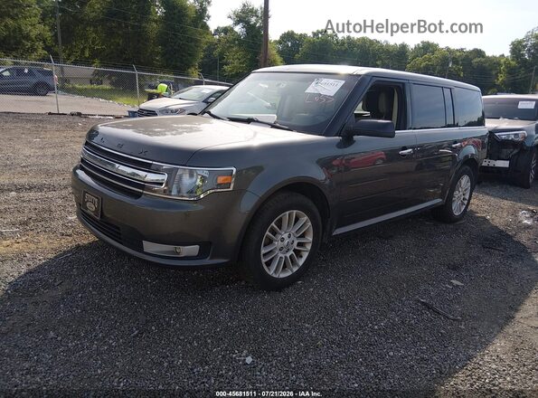 2FMGK5C81KBA21847 2019 FORD FLEX Gray Front left