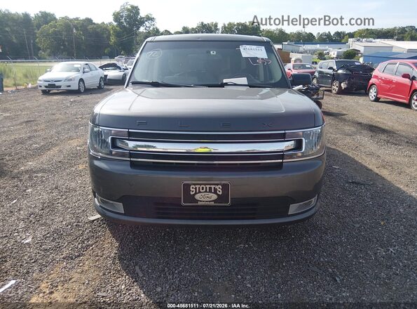 2FMGK5C81KBA21847 2019 FORD FLEX Gray Rear interior view