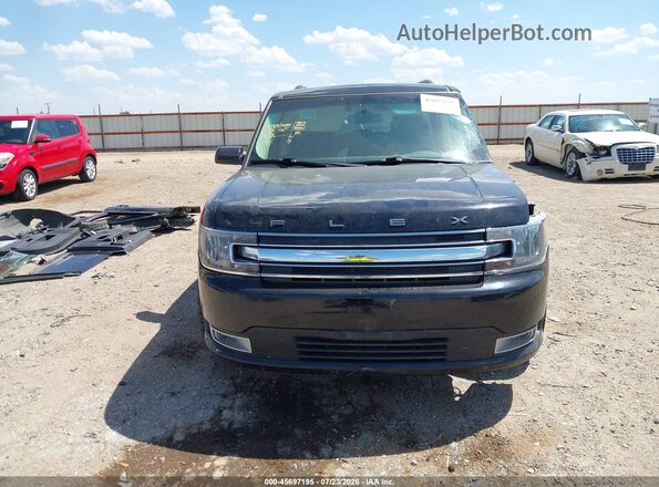 2FMGK5C82HBA09182 2017 FORD FLEX Black უკანა სალონის ხედი