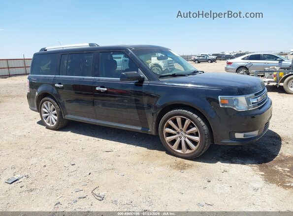 2FMGK5C82HBA09182 2017 FORD FLEX Black სალონის 360-გრადუსიანი ხედი