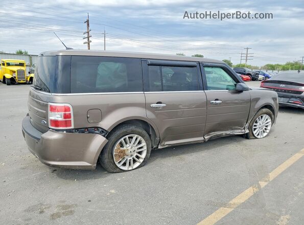 2FMGK5C82KBA32243 2019 FORD FLEX Brown Tył prawy