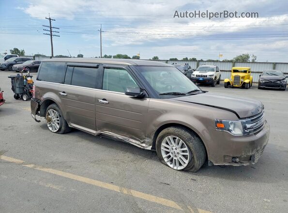 2FMGK5C82KBA32243 2019 FORD FLEX Brown Przód prawy