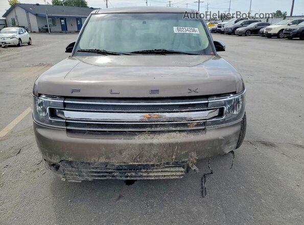 2FMGK5C82KBA32243 2019 FORD FLEX Brown Widok z przodu