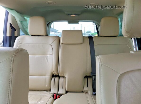 2FMGK5C82KBA32243 2019 FORD FLEX Brown Widok tylnych siedzeń