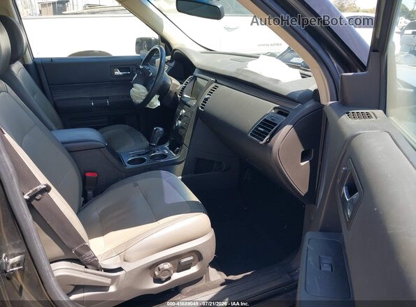2FMGK5C82KBA36888 2019 FORD FLEX Серый Вид салона спереди