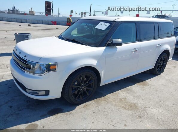 2FMGK5C83JBA11917 2018 FORD FLEX White Przód lewy