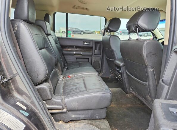 2FMGK5C83JBA13764 2018 FORD FLEX Gray Սալոնի հետևի տեսք