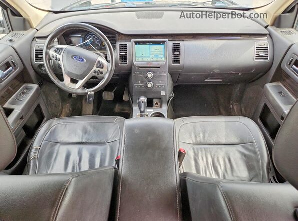 2FMGK5C83JBA13764 2018 FORD FLEX Gray Առջևի վահանակի տեսք