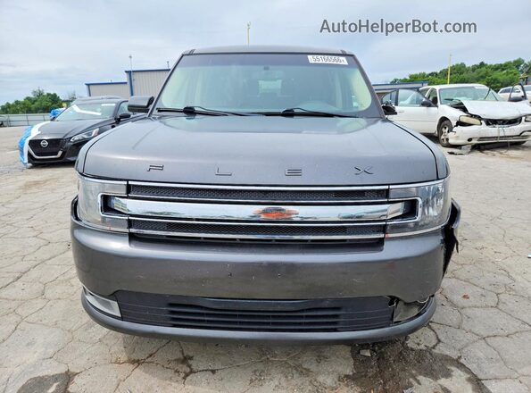 2FMGK5C83JBA13764 2018 FORD FLEX Gray Դիմացի տեսք