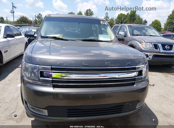 2FMGK5C83JBA14803 2018 FORD FLEX Gray Вид задньої частини салону