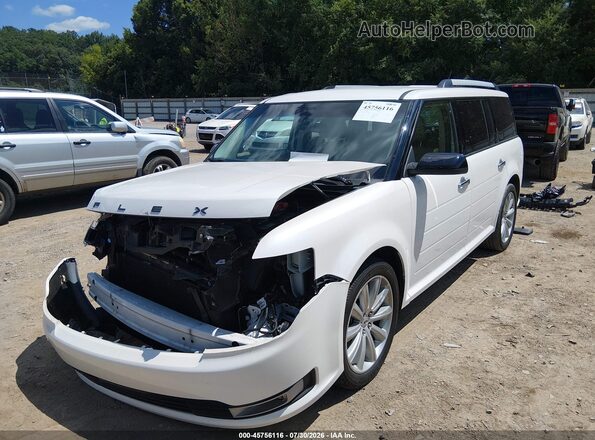 2FMGK5C84GBA00773 2016 FORD FLEX White Przód lewy