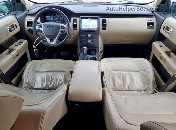 2FMGK5C84HBA07482 2017 FORD FLEX White Vista del salpicadero