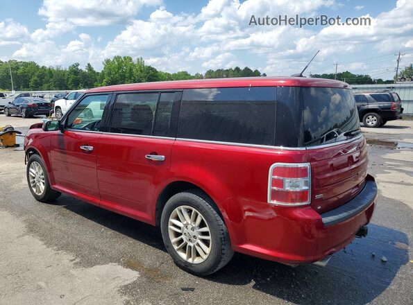 2FMGK5C84JBA11733 2018 FORD FLEX Red Հետևի ձախ