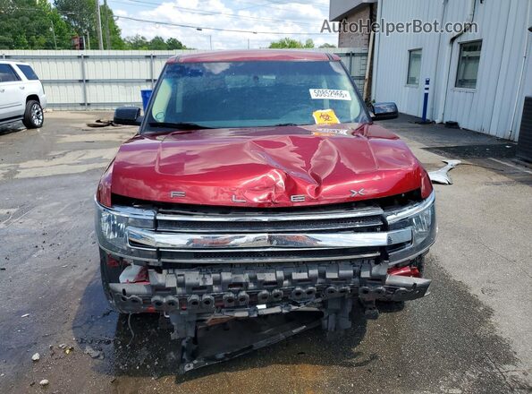 2FMGK5C84JBA11733 2018 FORD FLEX Red Դիմացի տեսք