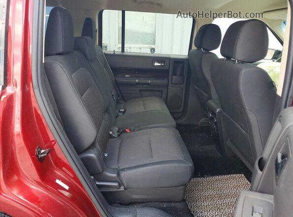 2FMGK5C84JBA11733 2018 FORD FLEX Red Սալոնի հետևի տեսք