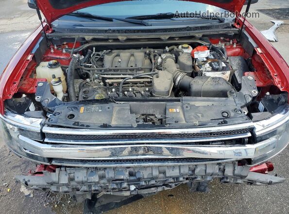 2FMGK5C84JBA11733 2018 FORD FLEX Red Շարժիչի բաժամունքի տեսք
