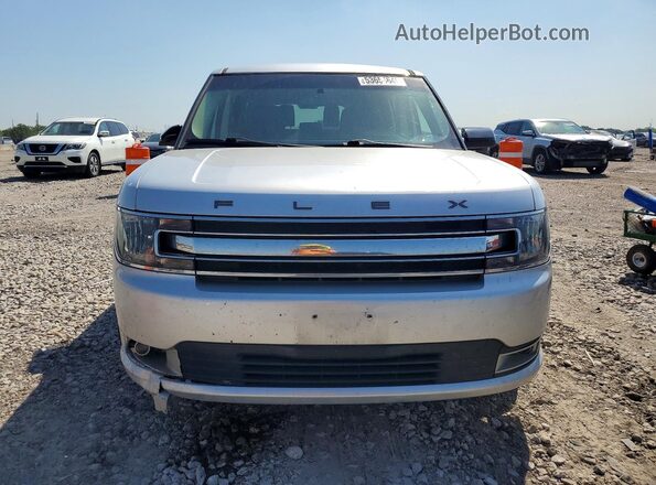 2FMGK5C84JBA13238 2018 FORD FLEX Gray Front view
