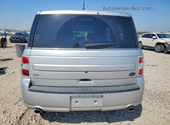 2FMGK5C84JBA13238 2018 FORD FLEX Gray Rear view