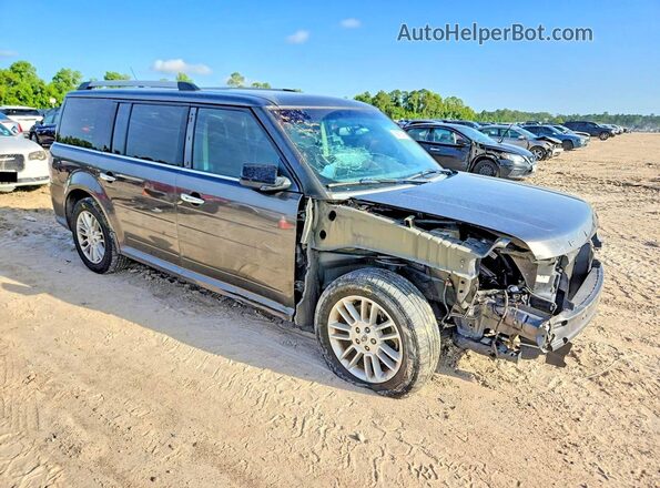 2FMGK5C84JBA19590 2018 FORD FLEX Gray წინა მარჯვენა