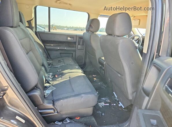 2FMGK5C84JBA19590 2018 FORD FLEX Gray უკანა სალონის ხედი